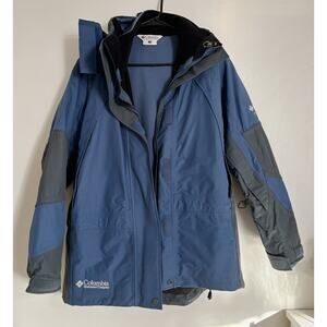Blue Women's Columbia Titanium Omni Tech Winter Jacket S